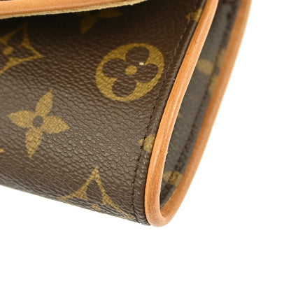 Louis Vuitton Twin Handbag Monogram Canvas, BROWN, CANVAS, Shoulder bag