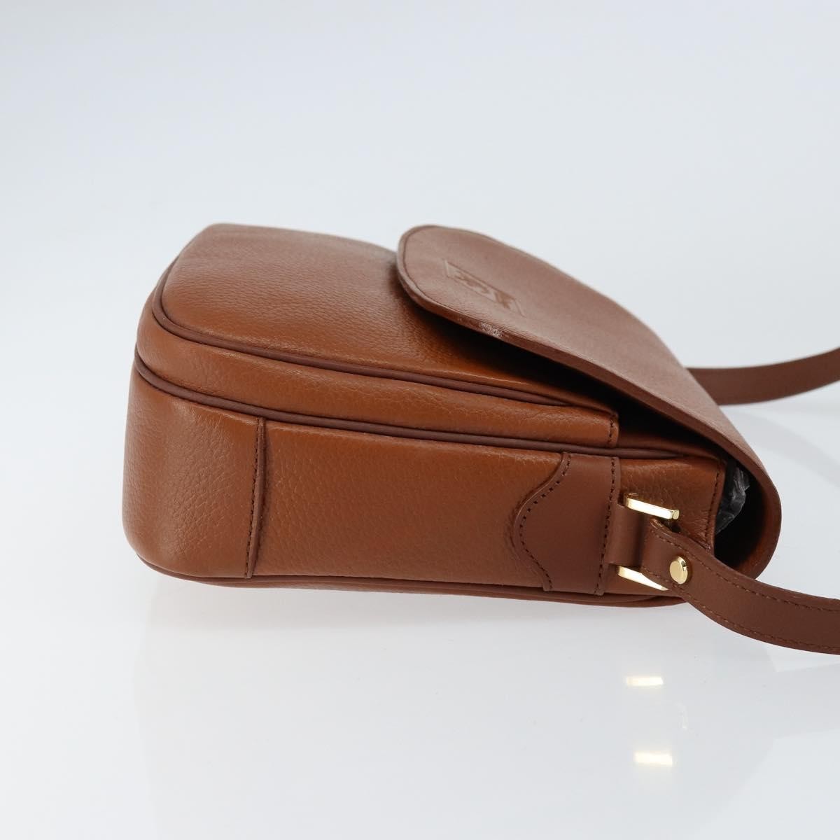 Burberry Vintage Shoulder Bag Leather, BROWN, LEATHER, Shoulder bag