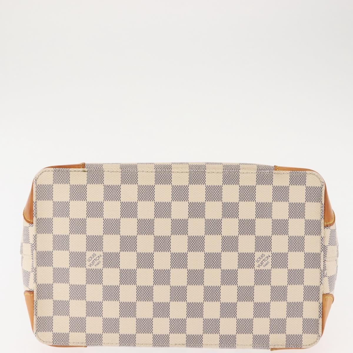 Louis Vuitton Hampstead Handbag Damier, WHITE, CANVAS, Tote bag