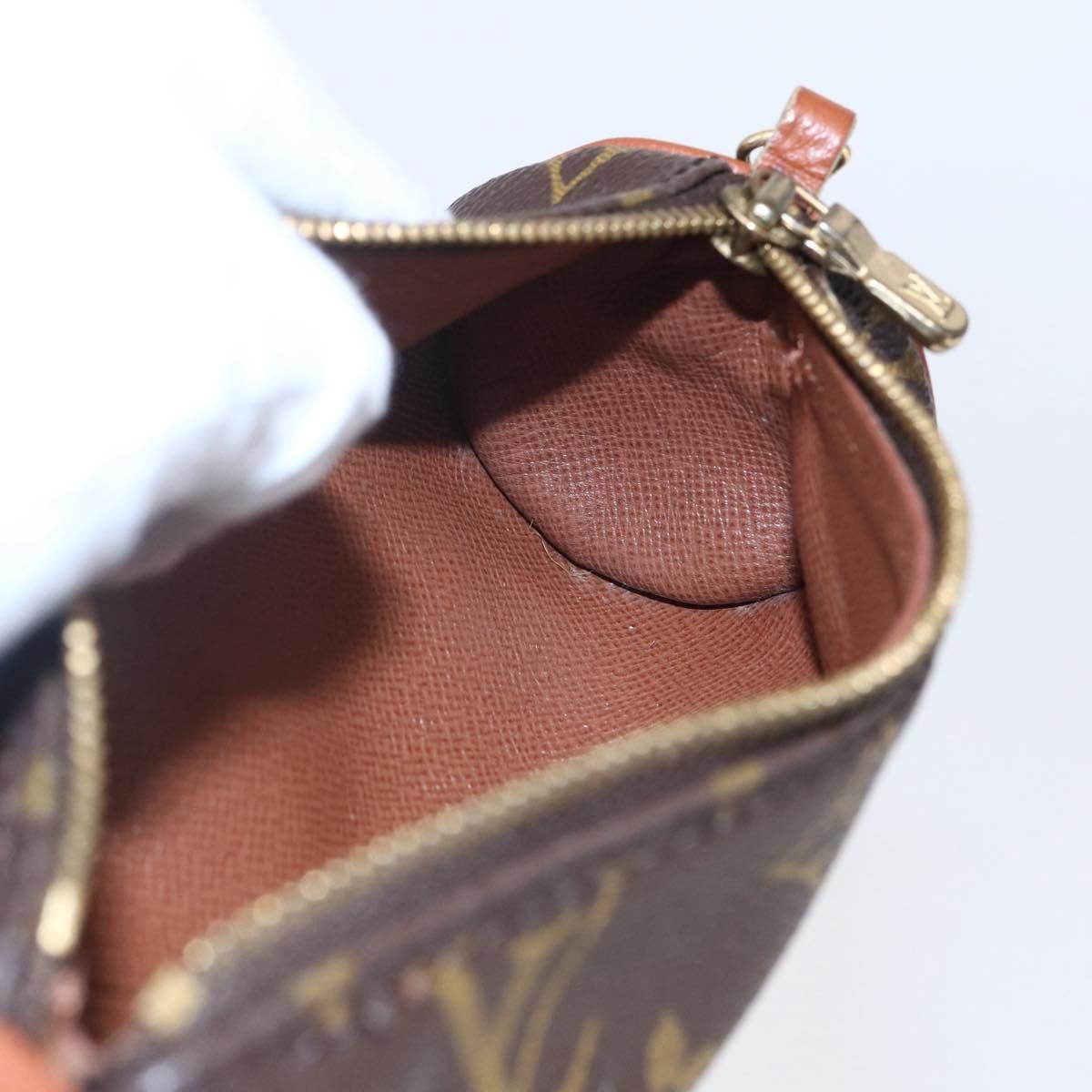 Louis Vuitton Papillon Pochette Monogram Canvas, BROWN, CANVAS, Handbag