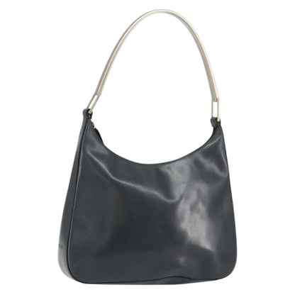 Prada Vintage Handbag Leather, BLACK, LEATHER, Shoulder bag
