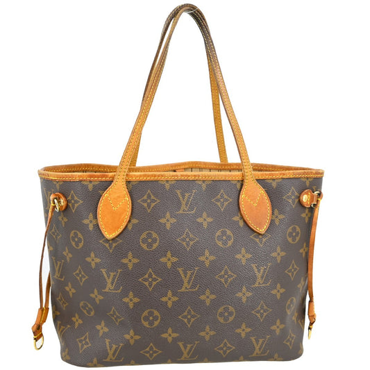 Louis Vuitton Neverfull Bandouliere Inside Out Monogram Canvas with Leather, Brown, Canvas, Tote Bag
