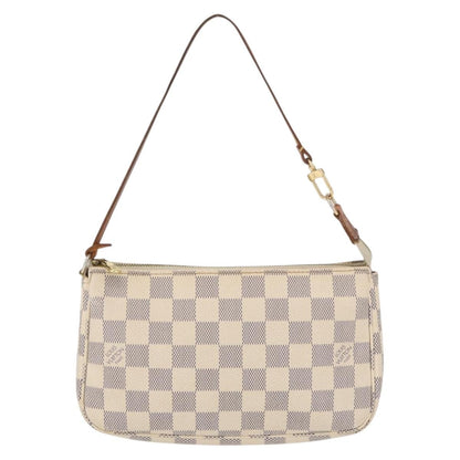 Louis Vuitton Pochette Accessoires NM Damier, BEIGE, CANVAS, Clutche & pouche