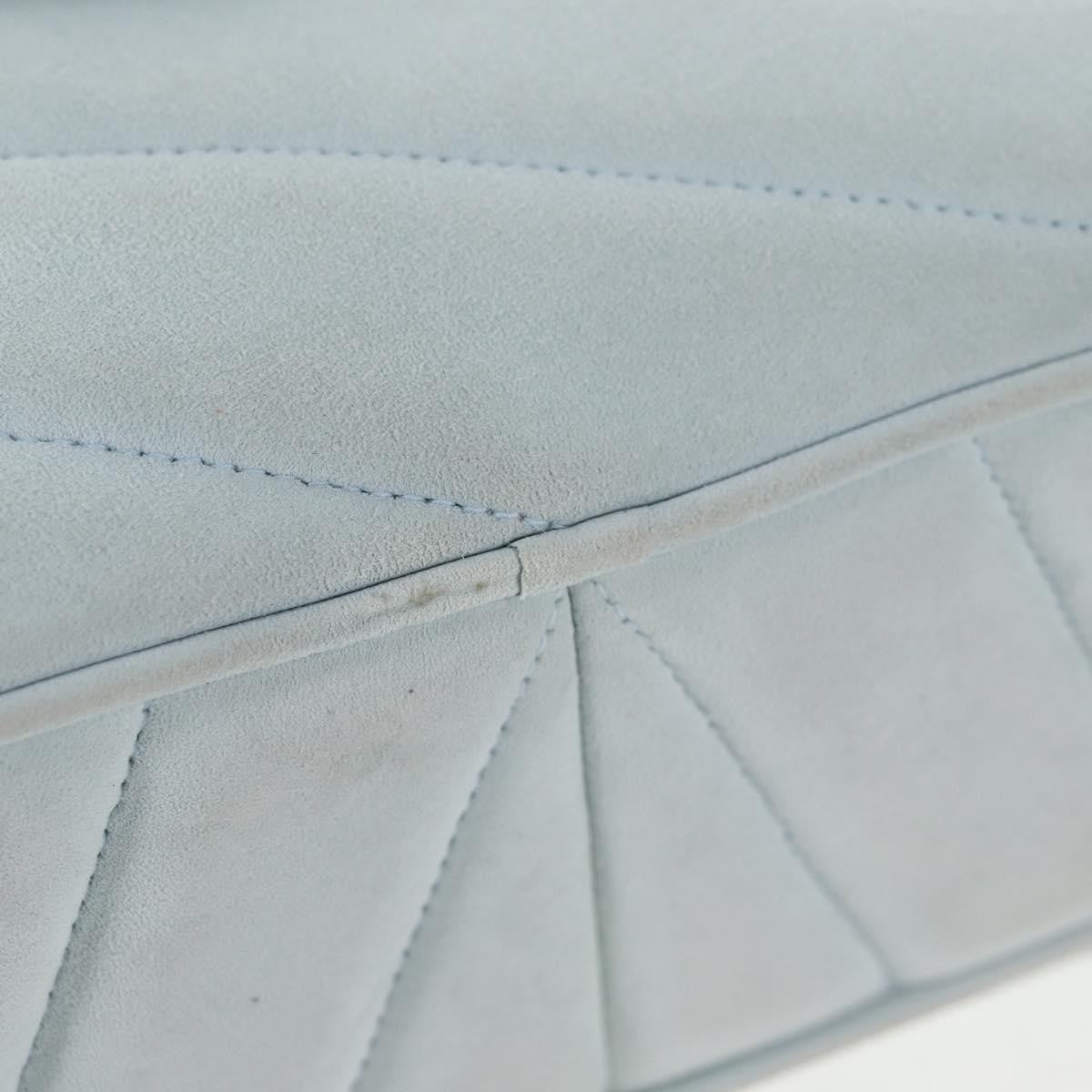 Chanel Vintage Camera bag Suede, BLUE, SUEDE, Crossbody bag