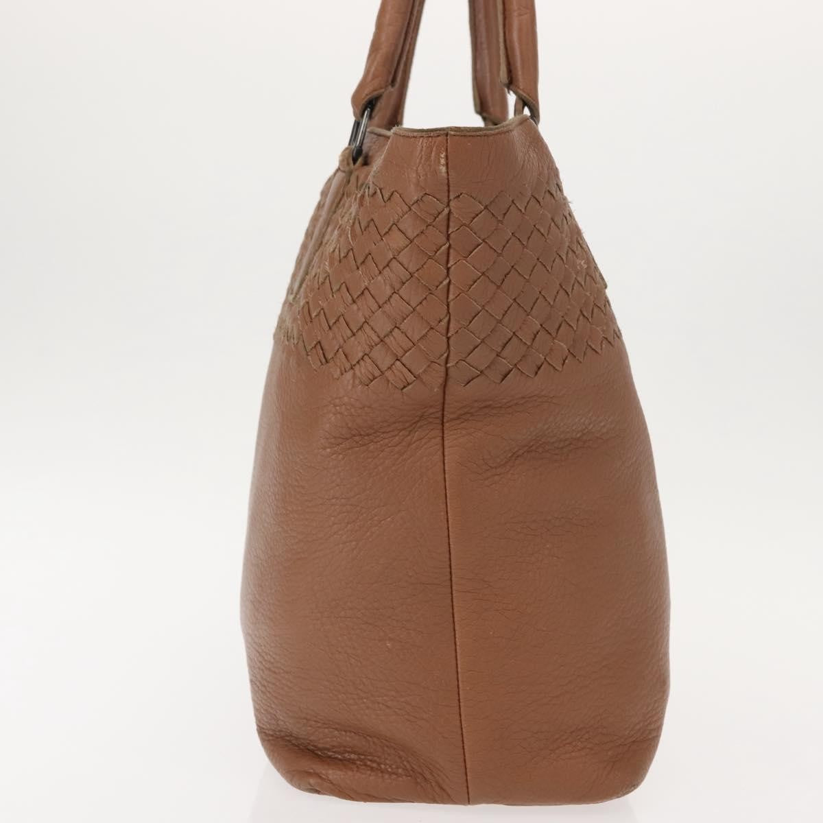 Bottega Veneta Intrecciato Tote Leather, BROWN, LEATHER, Tote bag