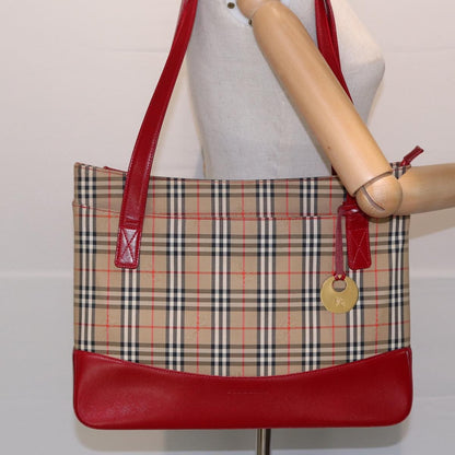 Burberry Nova Check Tote canvas check pattern, BEIGE, CANVAS, Tote bag
