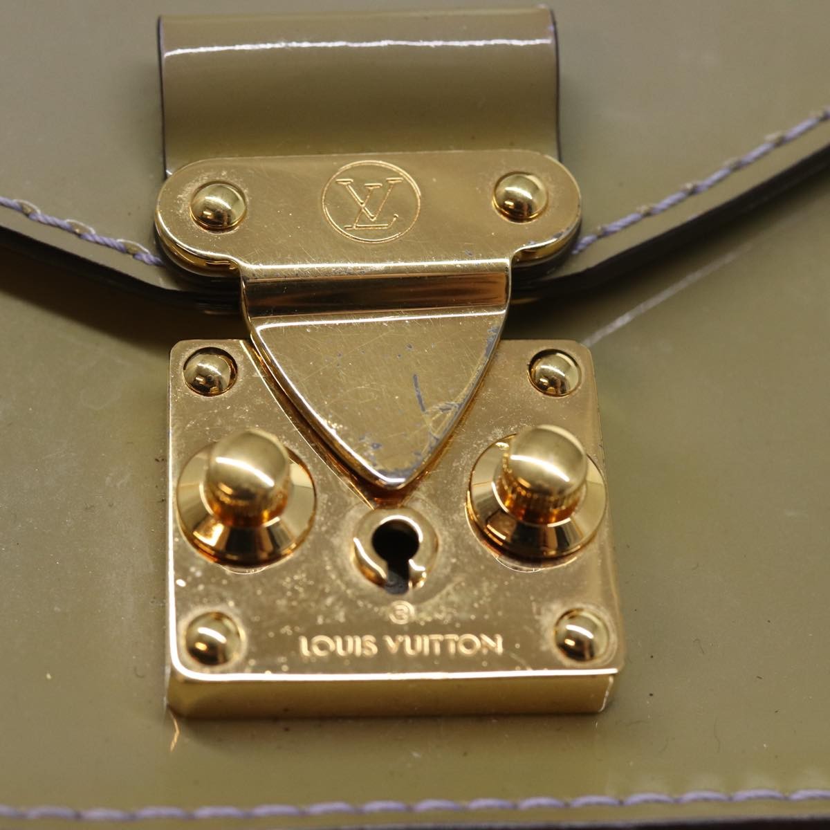 Louis Vuitton Monceau Handbag Vernis, PURPLE, PATENT_LEATHER, Handbag