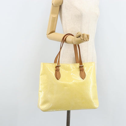 Louis Vuitton Brentwood Handbag Monogram Vernis, YELLOW, PATENT_LEATHER, Tote bag