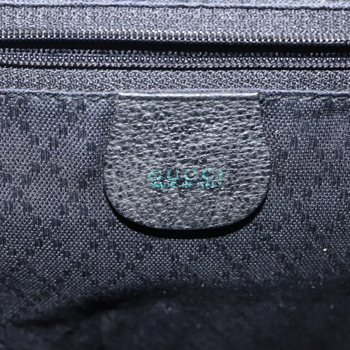 Gucci Vintage Bamboo Backpack Suede, BLACK, SUEDE, Backpack