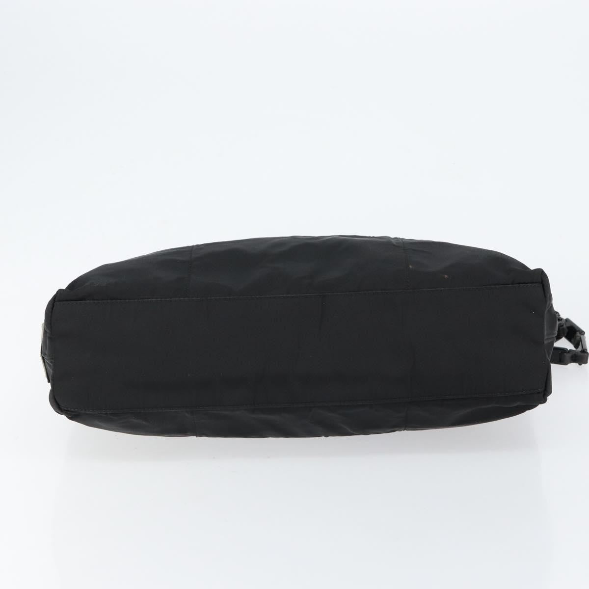 Prada Vintage Zip Tote Tessuto, BLACK, NYLON, Tote bag
