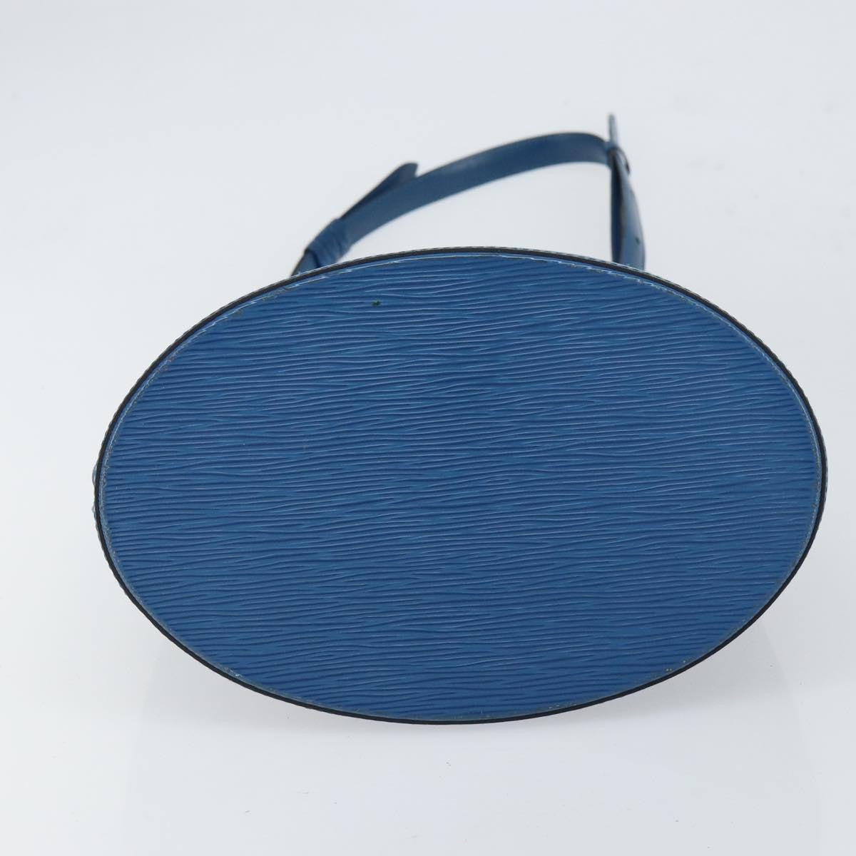 Louis Vuitton Cluny Shoulder Bag Epi Leather, BLUE, LEATHER, Shoulder bag