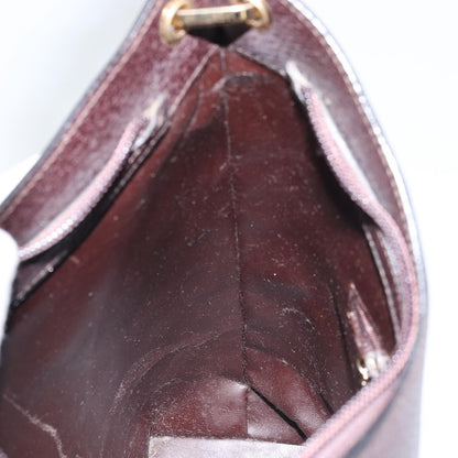 Gucci Vintage Bamboo Hobo Leather, BROWN, LEATHER, Shoulder bag
