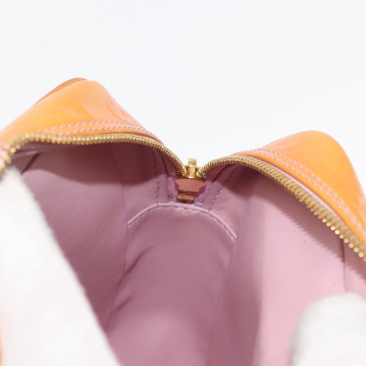 Louis Vuitton Wooster Handbag Monogram Vernis, YELLOW, PATENT_LEATHER, Clutche & pouche