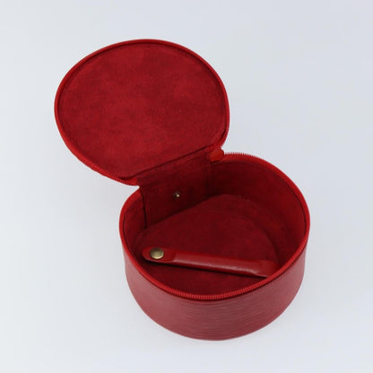 Louis Vuitton Ecrin Bijoux Pouch Epi Leather, RED, LEATHER, Jewelry set