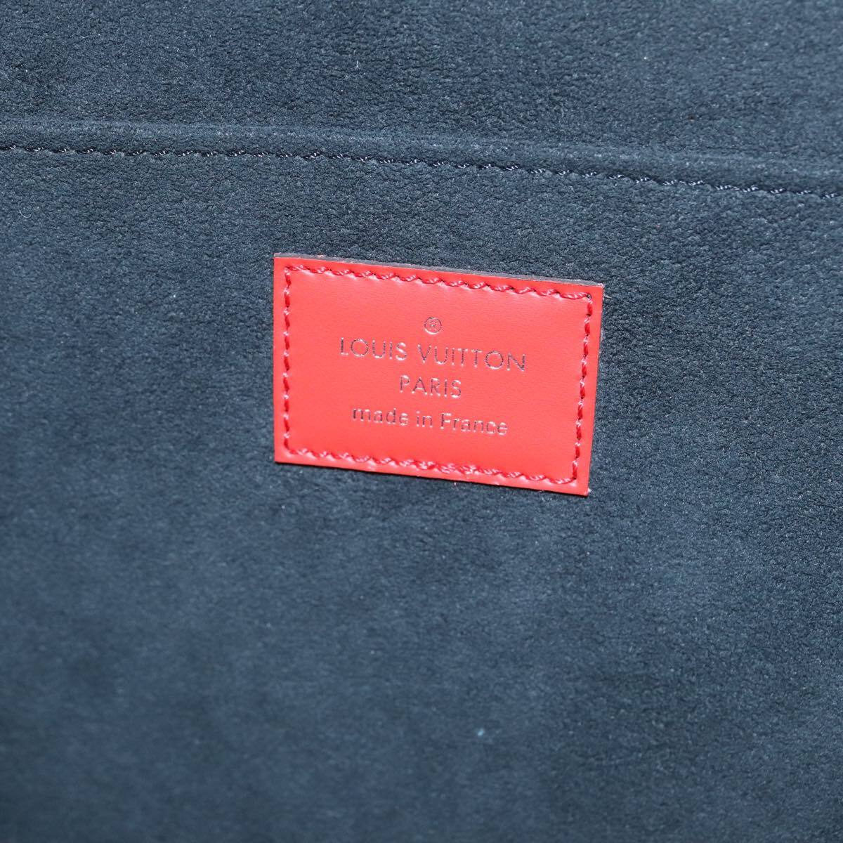 Louis Vuitton Pochette Jour Epi Leather, RED, LEATHER, Clutche & pouche