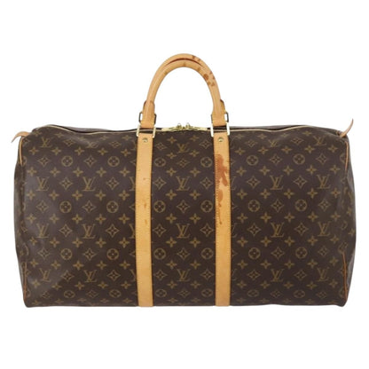 Louis Vuitton Keepall Bag Monogram Canvas, Brown, Canvas, Travel Bag