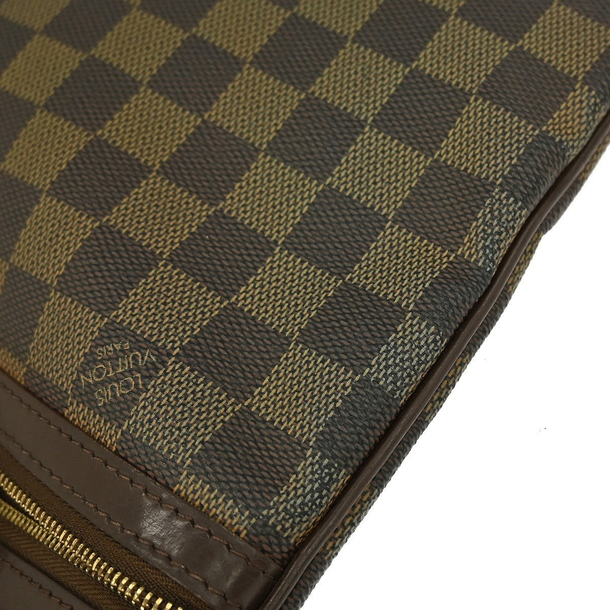 Louis Vuitton Bosphore Pochette Damier, BROWN, CANVAS, Shoulder bag