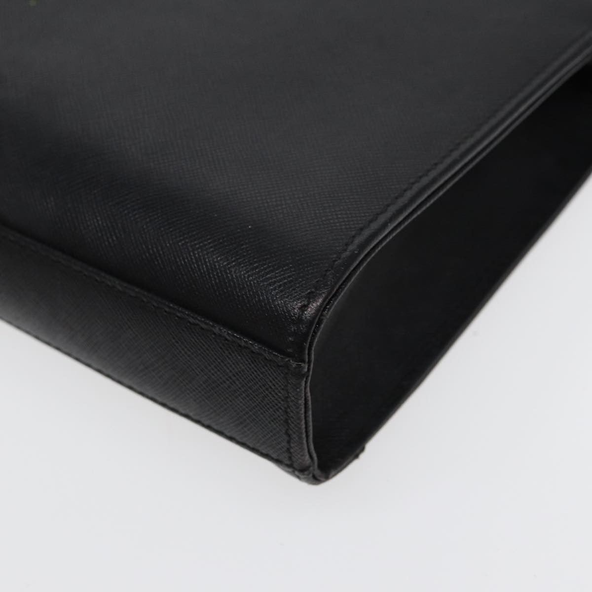 Burberry Zip Pouch Leather, BLACK, LEATHER, Clutche & pouche