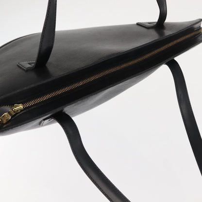 Louis Vuitton Saint Jacques Handbag Epi Leather, BLACK, LEATHER, Shoulder bag
