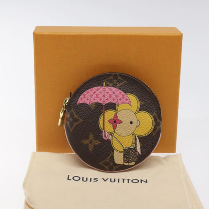 Louis Vuitton Round Coin Purse Limited Edition Monogram Canvas, BROWN, CANVAS, Wallets