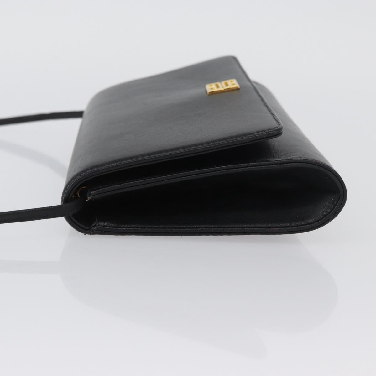 Givenchy Vintage 4G shoulder bag Leather, BLACK, LEATHER, Shoulder bag