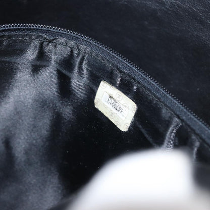 Chanel Vintage Front Pocket Camera Bag Leather, Black, Leather, Shoulder Bag