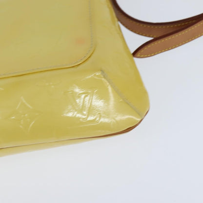 Louis Vuitton Thompson Street Handbag Monogram Vernis, YELLOW, PATENT_LEATHER, Shoulder bag