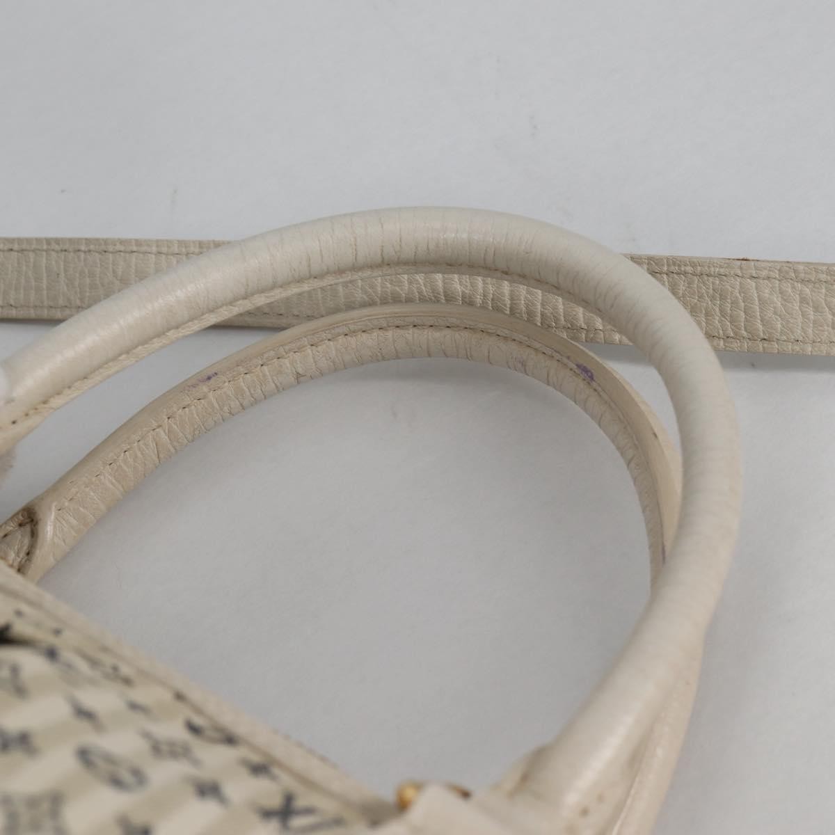 Louis Vuitton Marina Handbag Mini Lin Croisette, BEIGE, CANVAS, Handbag