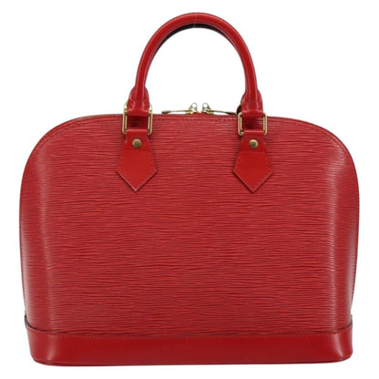 Louis Vuitton Alma Handbag Epi Leather, RED, LEATHER, Handbag