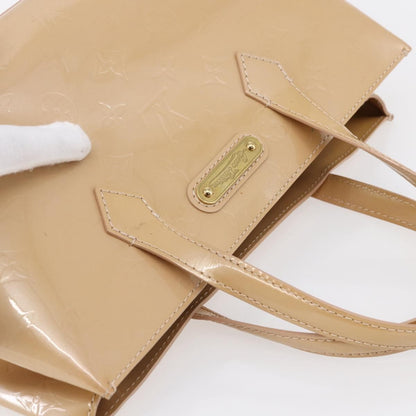 Louis Vuitton Wilshire Handbag Monogram Vernis, BEIGE, PATENT_LEATHER, Handbag