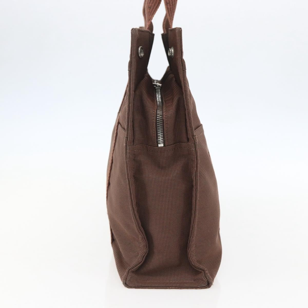 Hermes Fourre-tout Herline Fourre-tout Herline, BROWN, CANVAS, Tote bag