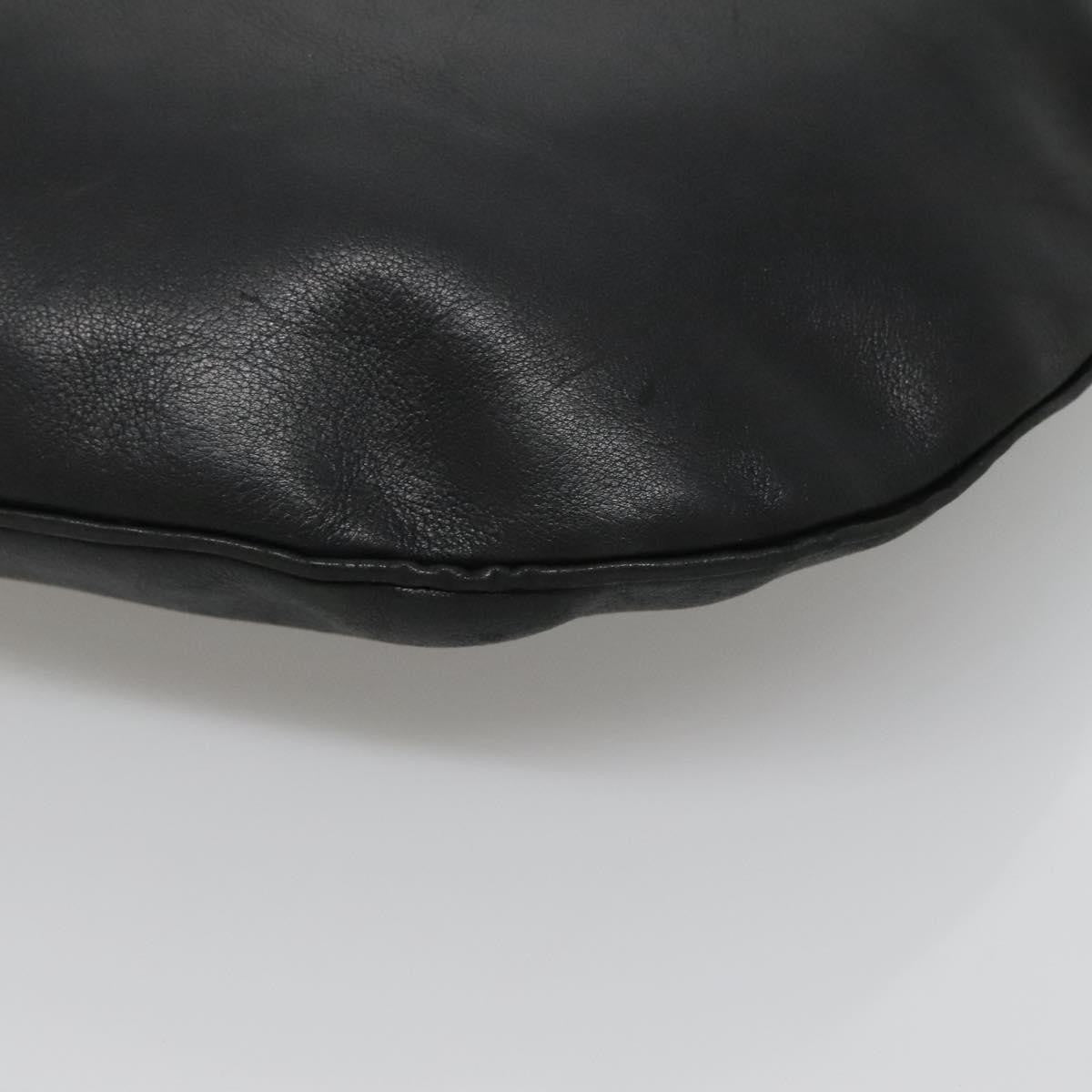 Gucci Vintage Shoulder Bag Leather, BLACK, LEATHER, Shoulder bag
