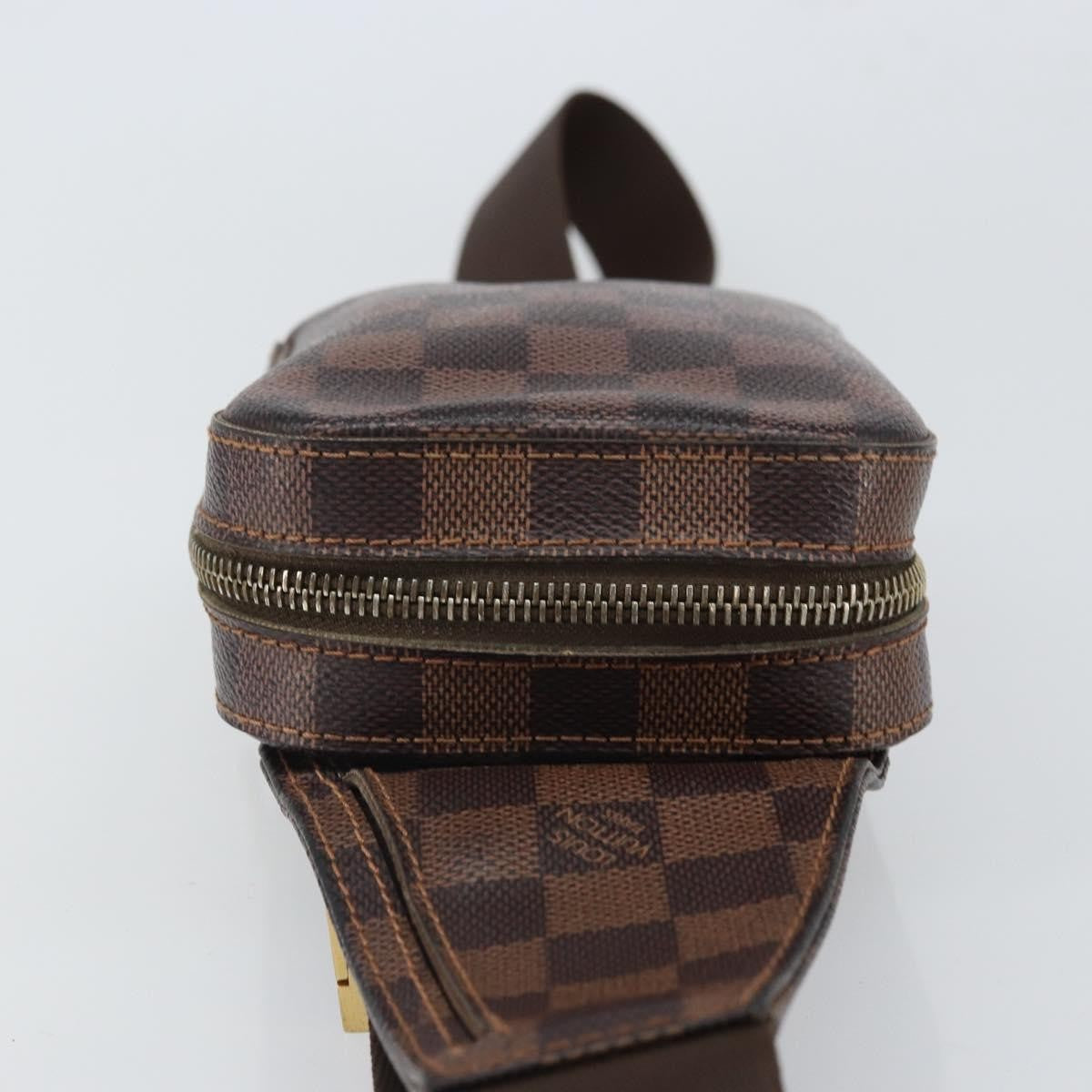 Louis Vuitton Geronimos Waist Bag Damier, BROWN, CANVAS, Clutche & pouche