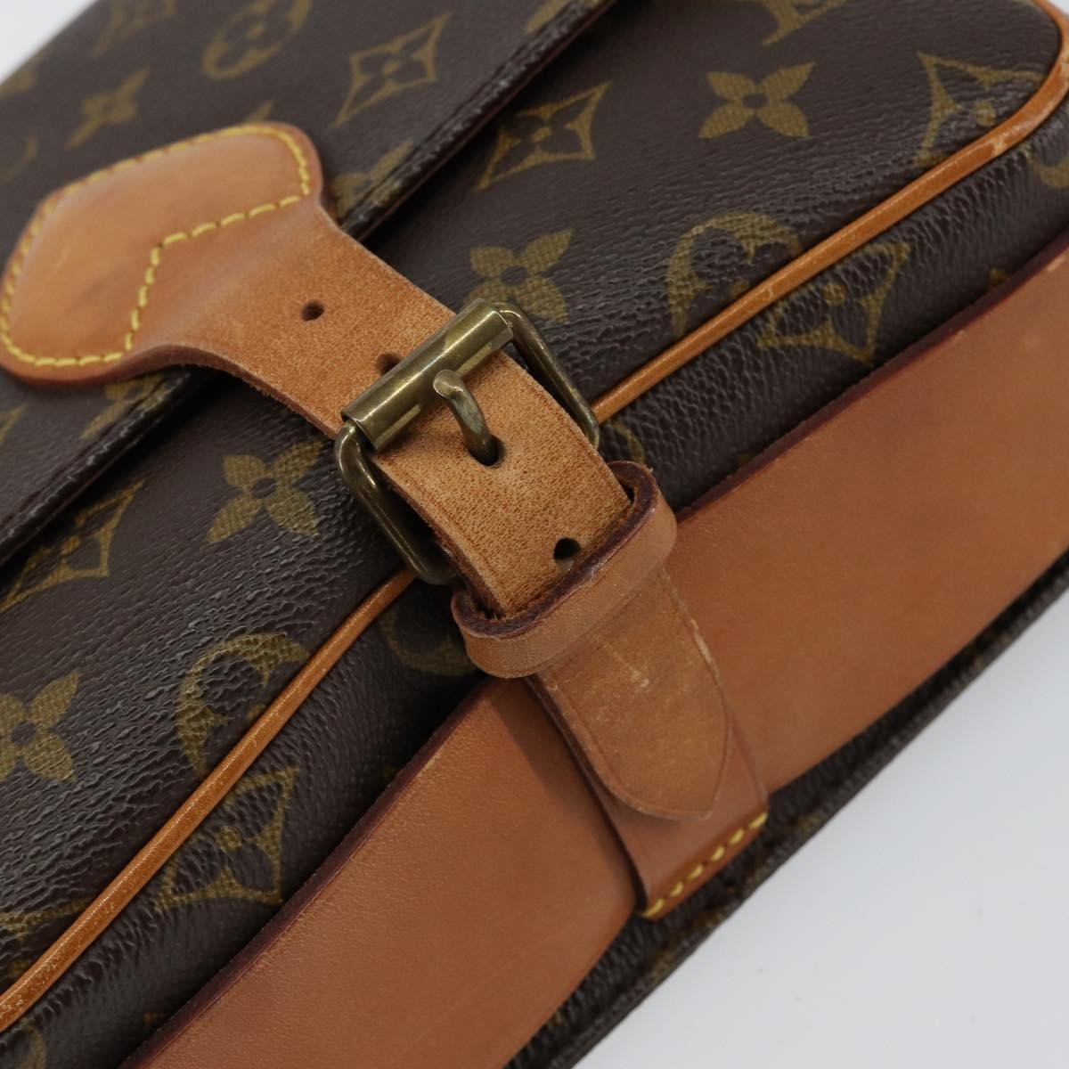 Louis Vuitton Cartouchiere Handbag Monogram Canvas, BROWN, CANVAS, Shoulder bag
