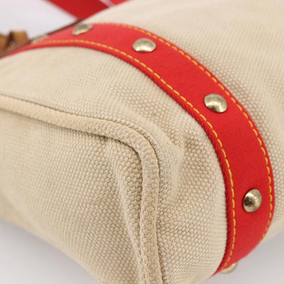 Louis Vuitton Antigua Tote Canvas, BEIGE, CANVAS, Tote bag