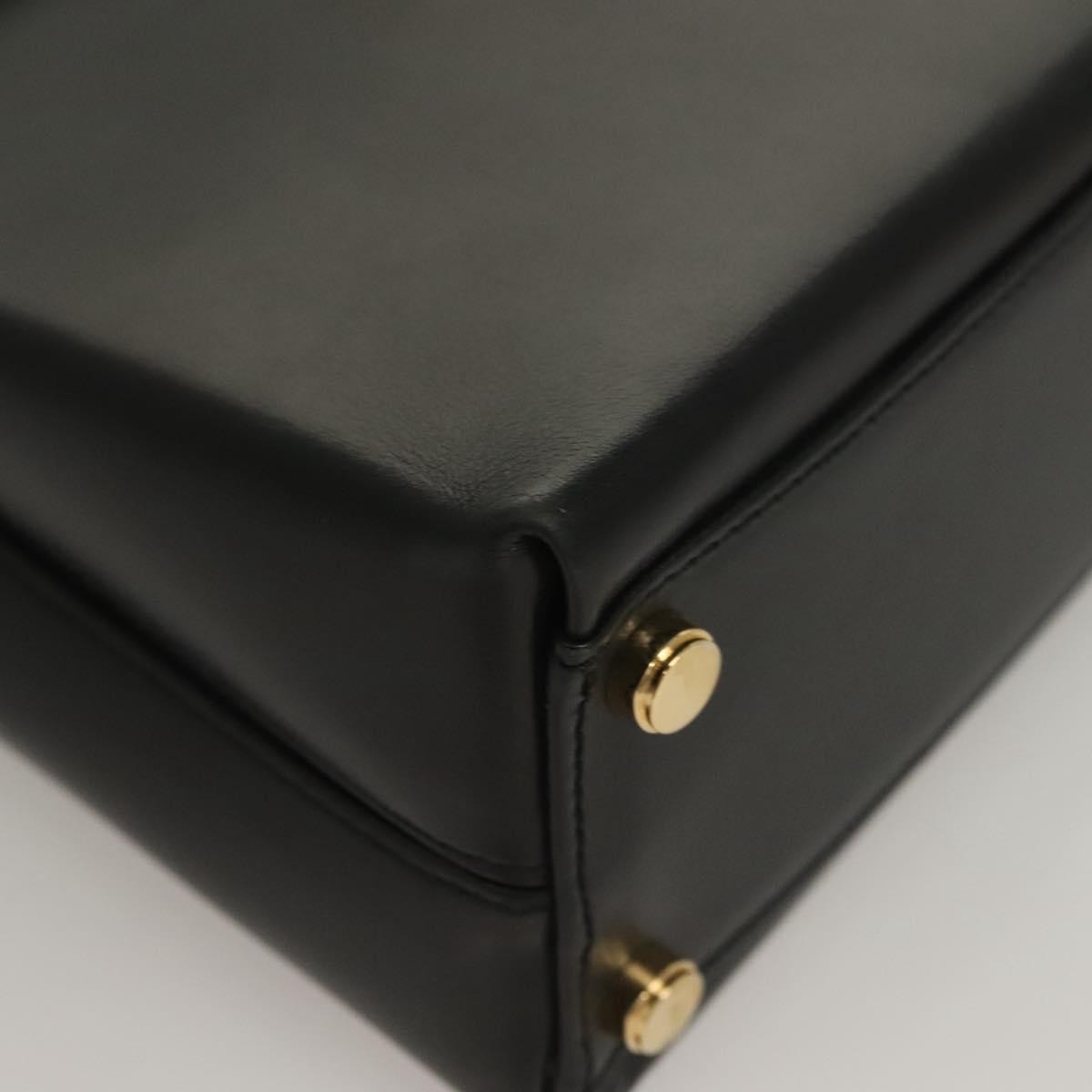 Salvatore Ferragamo Convertible Vara Bow Tote Leather, BLACK, LEATHER, Tote bag