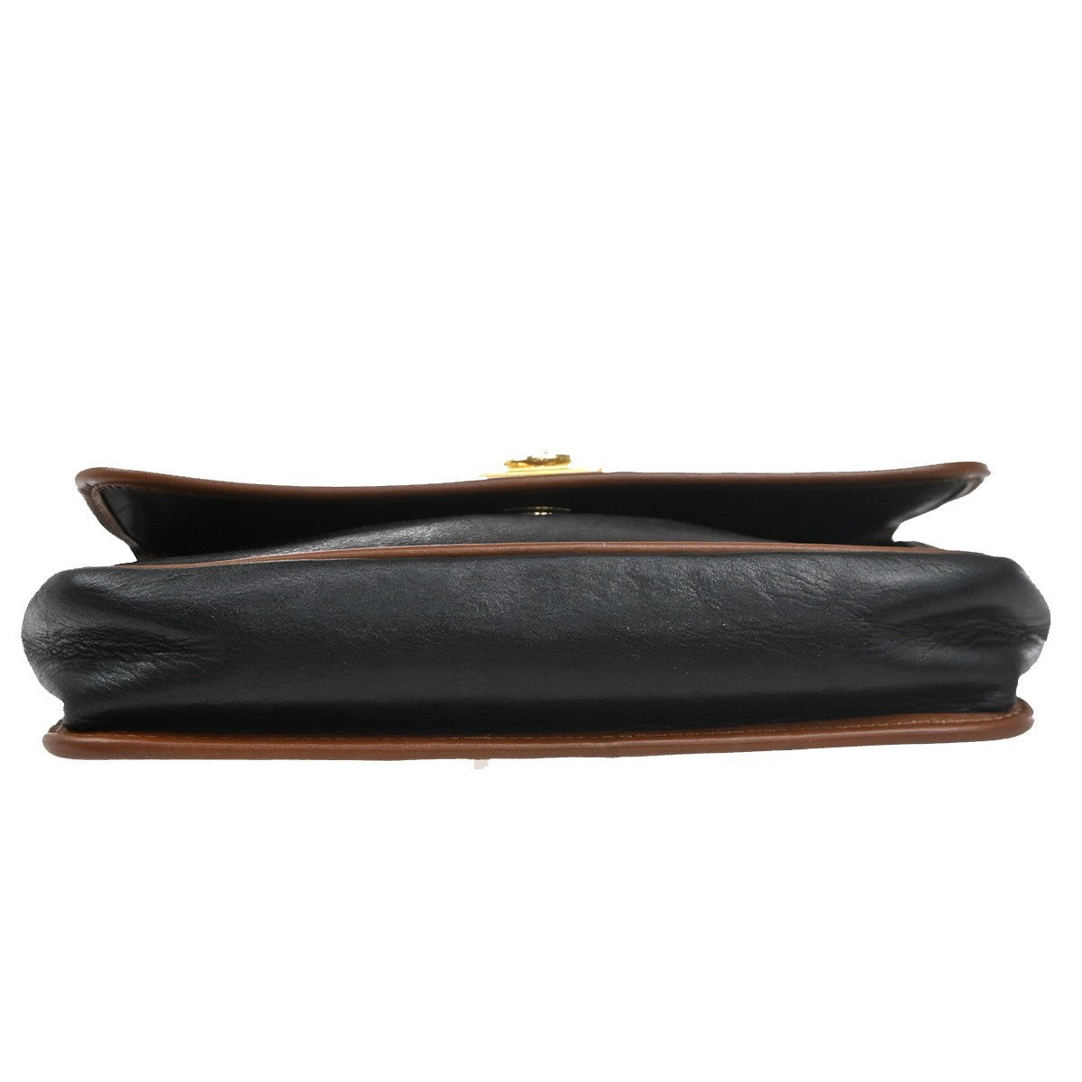 Celine Vintage Shoulder Bag Leather, Black, Leather, Shoulder Bag