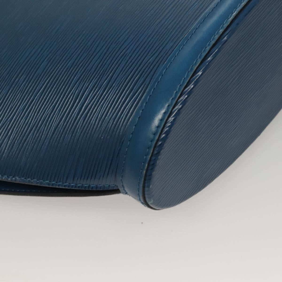 Louis Vuitton Saint Jacques Handbag Epi Leather, BLUE, LEATHER, Handbag