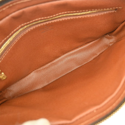 Louis Vuitton Marly Dragonne Clutch Monogram Canvas, BROWN, CANVAS, Clutche & pouche