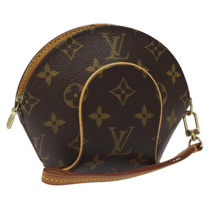 Louis Vuitton Ellipse Wristlet Clutch Monogram Canvas, BROWN, CANVAS, Clutche & pouche