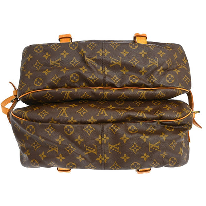 Louis Vuitton Saumur Handbag Monogram Canvas, Brown, Canvas, Shoulder Bag