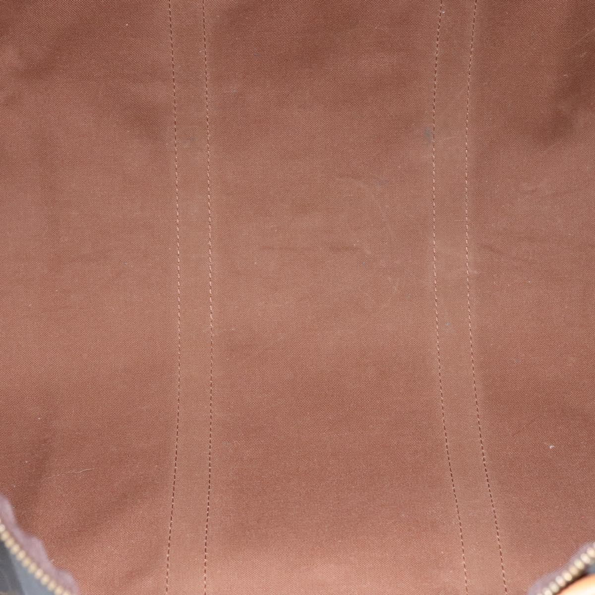 Louis Vuitton Keepall Bandouliere Bag Monogram Canvas, BROWN, CANVAS, Travel bag