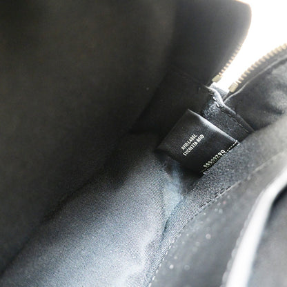 Fendi Camera Bag Zucca Embossed Leather, Black, Leather, Handbag