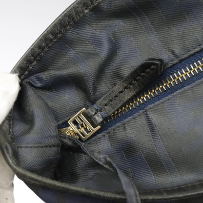 Fendi Zucca Tote bag FF motif, Navy, Canvas, Tote Bag