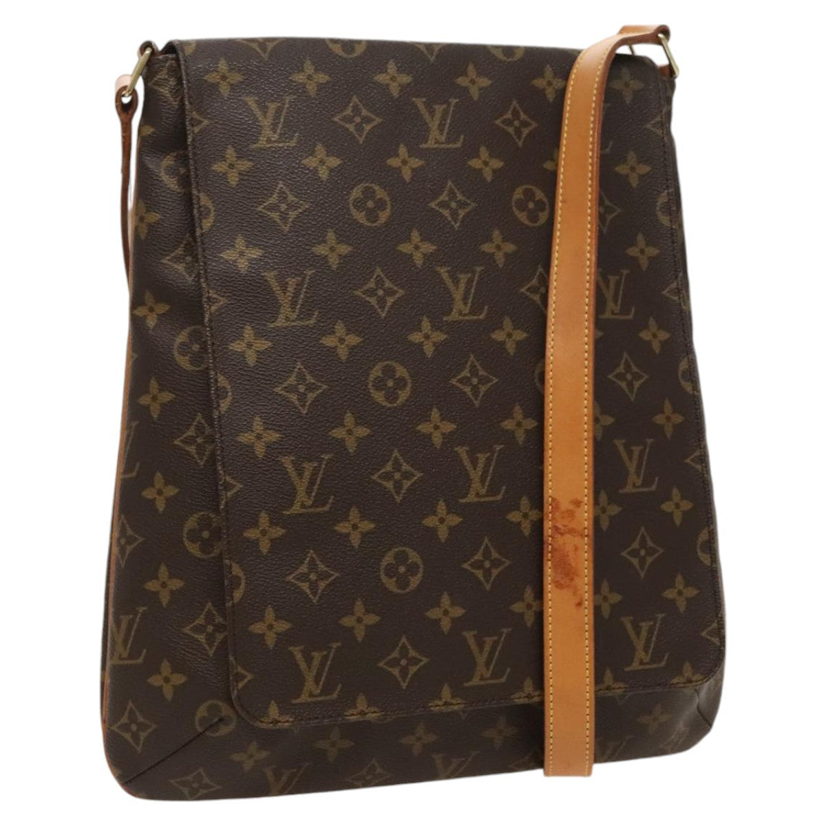 Louis Vuitton Musette Handbag Monogram Canvas, BROWN, CANVAS, Handbag