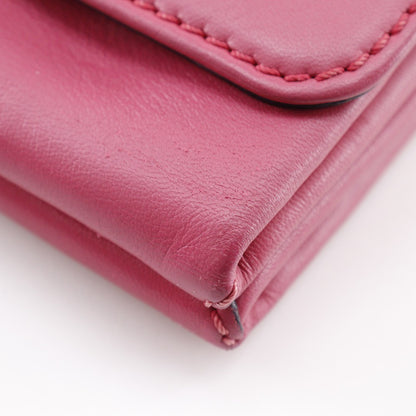 Valentino Garavani Va Va Voom Clutch Leather, PINK, LEATHER, Shoulder bag