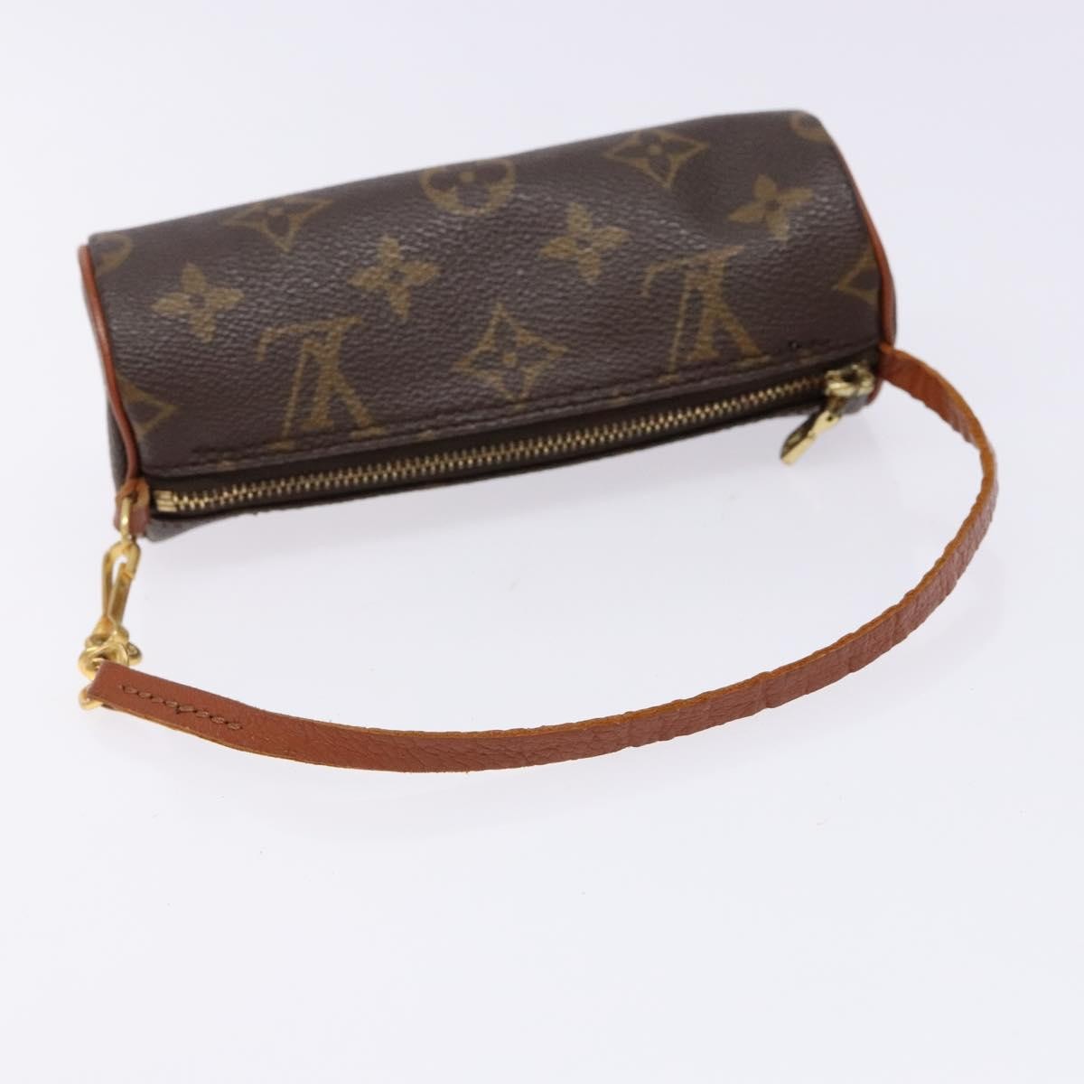 Louis Vuitton Papillon Pochette Monogram Canvas, BROWN, CANVAS, Handbag