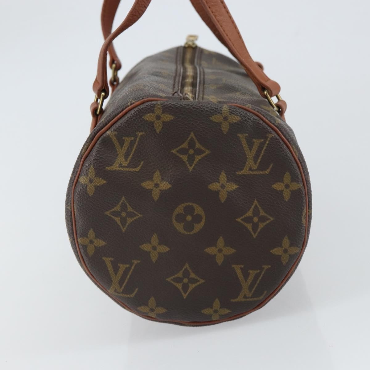 Louis Vuitton Papillon Handbag Monogram Canvas, BROWN, CANVAS, Handbag