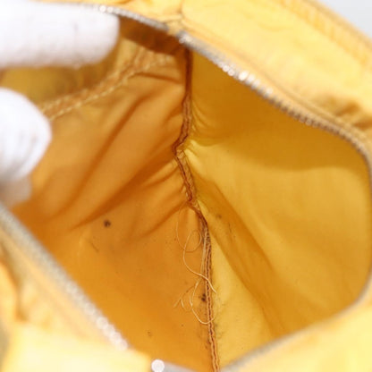 Prada Front Pocket Messenger Bag Tessuto, YELLOW, NYLON, Shoulder bag