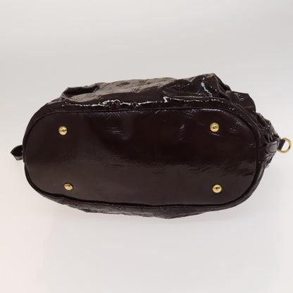 Louis Vuitton Surya Tote bag Mahina Patent Leather, PURPLE, CANVAS, Tote bag